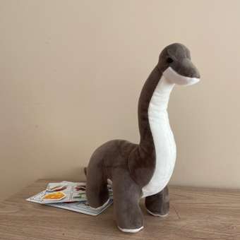 Игрушка мягконабивная Tallula Брахиозавр серо-коричневый 50 см: отзыв пользователя Детский Мир