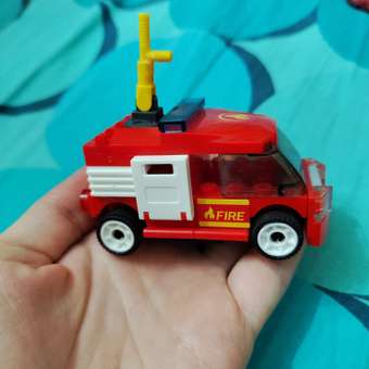 Конструктор SLUBAN Механо Пожарная машина M38-B0916G: отзыв пользователя Детский Мир