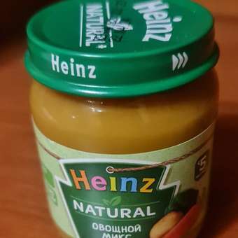 Пюре Heinz овощной микс 120г с 5месяцев: отзыв пользователя ДетМир