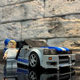 Конструктор LEGO Speed Champions 2 Fast 2 Furious Nissan Skyline GT-R (R34) 76917: отзыв пользователя ДетМир