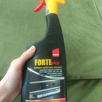 Чистящее средство Sano концентрированное Forte Plus для удаления жира и гари 750мл: отзыв пользователя Детский Мир