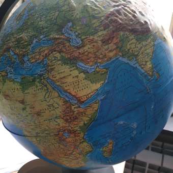 Глобус Globen Земли физический рельефный диаметр 32 см: отзыв пользователя Детский Мир