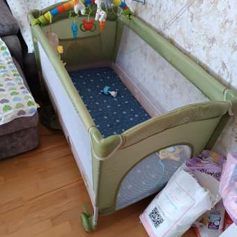 Манеж-кровать Babyton Dreamy Green: отзыв пользователя ДетМир