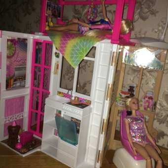 Домик для кукол Barbie 32 см с мебелью: отзыв пользователя Детский Мир