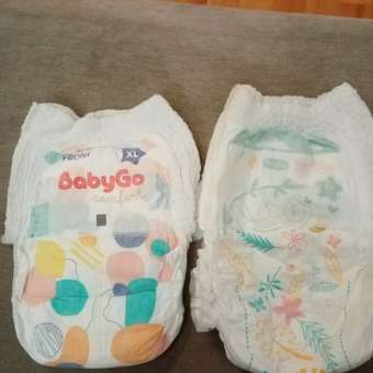Трусики BabyGo Comfort XL (12-16 кг) 38 шт.: отзыв пользователя Детский Мир