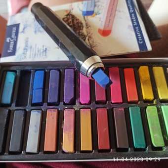 Пастель художественная сухая Faber Castell 24 шт.: отзыв пользователя Детский Мир