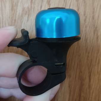 Велосипедный звонок Ripoma миниатюрный синий: отзыв пользователя Детский Мир