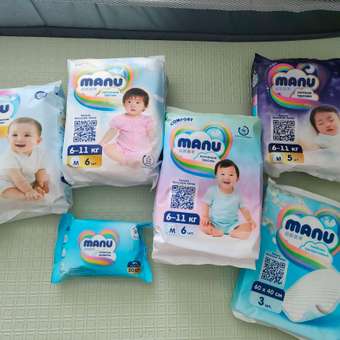 Трусики MANU Микс M (6-11 кг) 23 шт.: отзыв пользователя Детский Мир