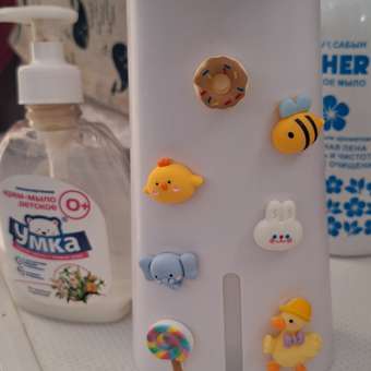 Диспенсер для мыла BabyGo сенсорный с наклейками BG-1031: отзыв пользователя Детский Мир