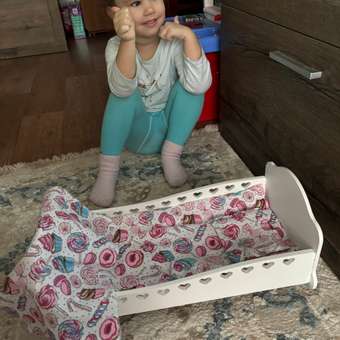 Аксессуар для кукол ViromToys кровать: отзыв пользователя Детский Мир