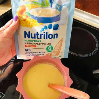 Каша молочная Nutrilon кукурузная абрикос-банан 200г с 6месяцев: отзыв пользователя Детский Мир