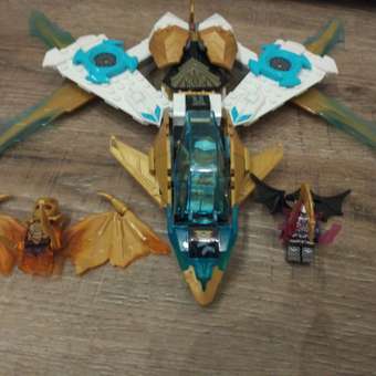 Конструктор LEGO NINJAGO Zanes Golden Dragon Jet блочный: отзыв пользователя Детский Мир