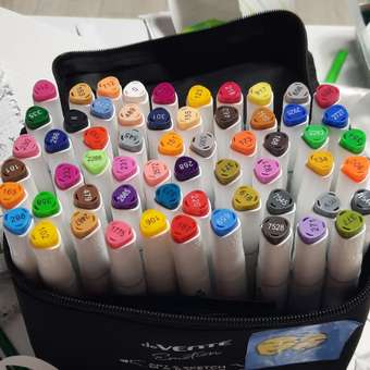 Набор маркеров deVENTE для скетчинга Emotion 60 цветов: отзыв пользователя Детский Мир