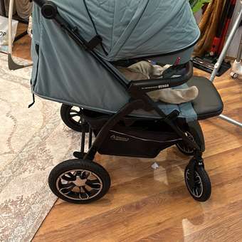 Коляска BabyCare Venga надувные колеса дымчатый изумруд: отзыв пользователя Детский Мир
