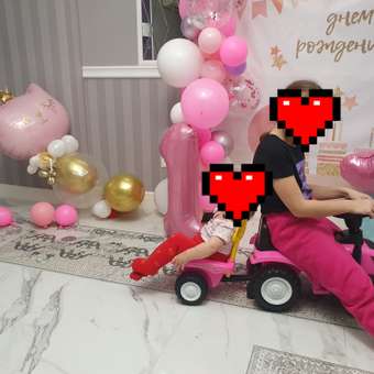 Каталка BabyCare Holland Tractor розовый: отзыв пользователя Детский Мир