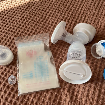 Молокоотсос Otto Baby электронный и ручной 2в1 + бутылочка с соской + 10 пакетов для молока OTB-5212: отзыв пользователя Детский Мир