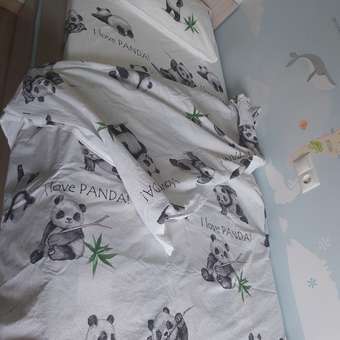 Комплект постельного белья Anna Maria Сказка Панды 1.5спальный: отзыв пользователя Детский Мир