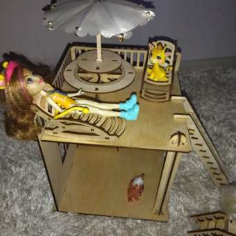 Мебель для кукол ПАПАСДЕЛАЛ «Пляж»: отзыв пользователя Детский Мир
