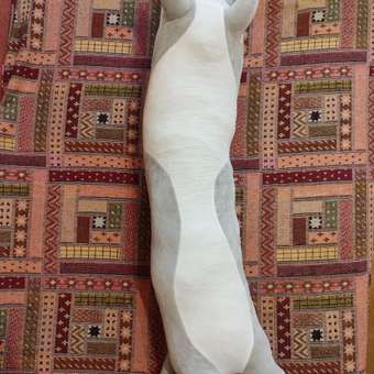 Мягкая игрушка кошка подушка TOTTY TOYS кот-батон 90 см серый антистресс развивающая обнимашка: отзыв пользователя Детский Мир