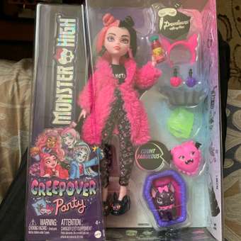 Кукла Monster High Creepover Party Draculaura HKY66: отзыв пользователя ДетМир