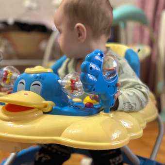 Ходунки Babyton QUACK цв. BLUE+BEIGE: отзыв пользователя Детский Мир