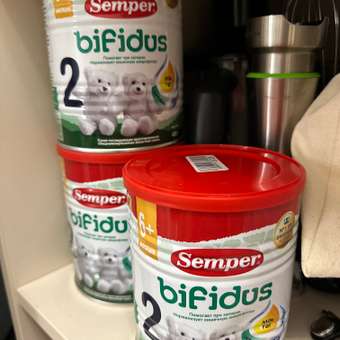 Смесь Semper Bifidus 2 сухая молочная 400г с 6месяцев: отзыв пользователя ДетМир