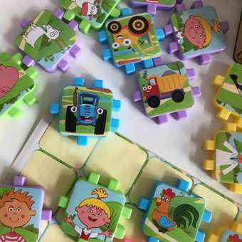 Кубики Играем вместе Синий трактор: отзыв пользователя Детский Мир