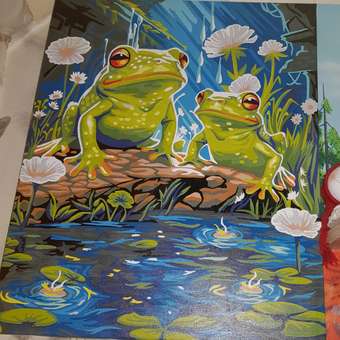 Картина по номерам Art sensation холст на подрамнике 40х50 см Ночь на болоте: отзыв пользователя Детский Мир
