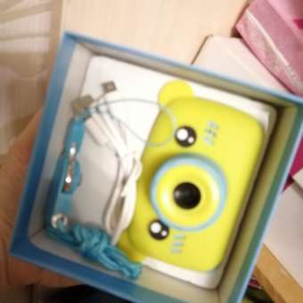 Детский цифровой фотоаппарат Uniglodis желтый мишка: отзыв пользователя Детский Мир
