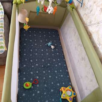 Манеж-кровать Babyton Dreamy Green: отзыв пользователя ДетМир