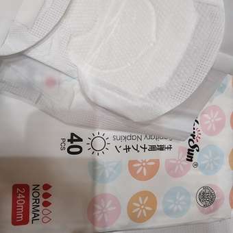 Гигиенические прокладки YourSun нормал с крылышками 24 см 40 шт: отзыв пользователя Детский Мир