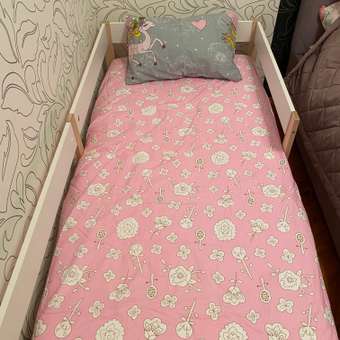 Комплект постельного белья Стрекоза Единороги в кроватку 80х160 см 3 предмета: отзыв пользователя Детский Мир