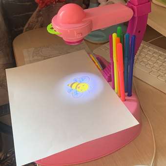 Проектор для рисования Attivio 3D Розовый OTE0639084G: отзыв пользователя Детский Мир