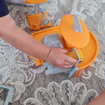 Гараж Funky Toys Строительная техника многоуровневый: отзыв пользователя ДетМир