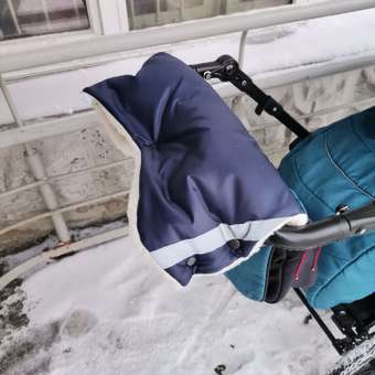 Муфта для рук Trottola синяя на коляску: отзыв пользователя Детский Мир