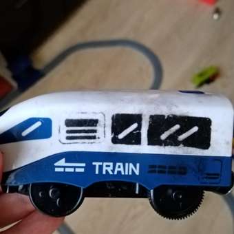 Железная дорога S+S Набор «Мой город» поезд рельсы вокзал: отзыв пользователя Детский Мир