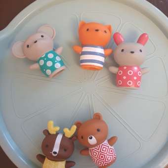 Набор игрушек на пальцы Happy Baby Little Friends 5шт 32024: отзыв пользователя ДетМир