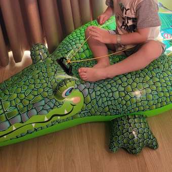 Игрушка надувная Bestway Крокодил для катания верхом 41477: отзыв пользователя ДетМир