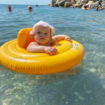 Круг для плавания Bestway Swim Safe ступень A трехкамерный 32096: отзыв пользователя Детский Мир