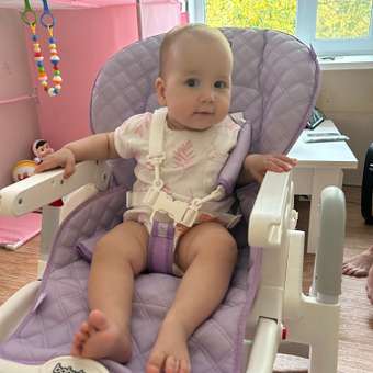 Стульчик для кормления Babyton Purple классический: отзыв пользователя Детский Мир
