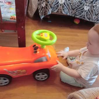 Каталка BabyCare Dreamcar оранжевый: отзыв пользователя Детский Мир