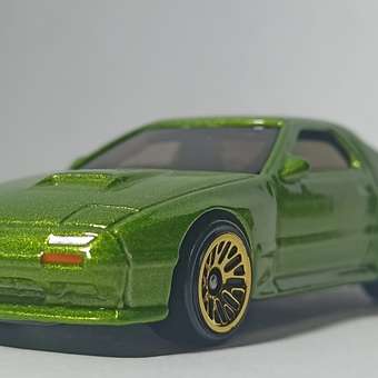 Автомобиль Hot Wheels Mazda Savanna RX-7 FC3S 1:64 инерционный зеленый: отзыв пользователя Детский Мир