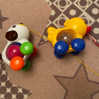 Развивающая игрушка SHARKTOYS Каталка на веревочке Утенок: отзыв пользователя Детский Мир