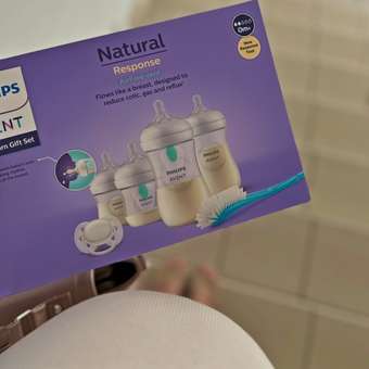 Набор Philips Avent Natural Response Бутылочки соски и щетки с 0месяцев SCD657/11: отзыв пользователя ДетМир