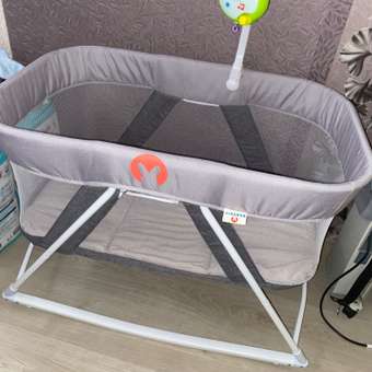 Колыбель-манеж Babyhit Rocking Crib Light-Grey: отзыв пользователя Детский Мир