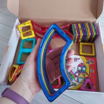 Конструктор Крибли Бу магнитный с крупными деталями сборный детская развивающая интересная игрушка от 3 лет: отзыв пользователя Детский Мир