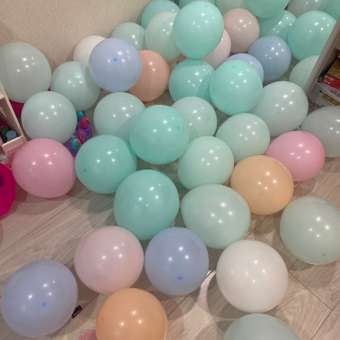 Набор воздушных шаров Мишины шарики Ассорти цветов макарунс 50 штук для праздника: отзыв пользователя Детский Мир