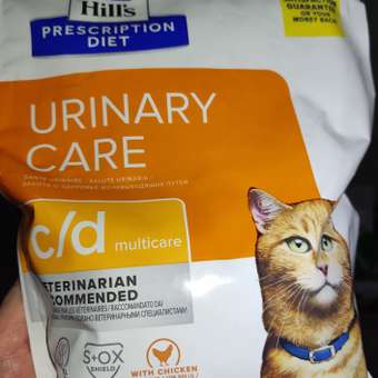 Корм для кошек HILLS 3кг Prescription Diet c/d Multicare Urinary Care при профилактике мочекаменной болезни с курицей сухой: отзыв пользователя. Зоомагазин Зоозавр