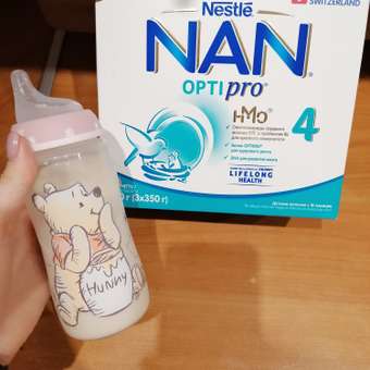 Молочко NAN 4 Optipro 1050г с 18месяцев: отзыв пользователя Детский Мир
