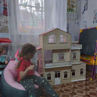 Кукольный домик с мебелью M-WOOD Симфония с лифтом с мебелью: отзыв пользователя Детский Мир